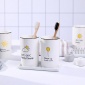 陶瓷漱口杯创意卡通杯子家用洗漱杯情侣对杯 浴室洗漱用品可定制